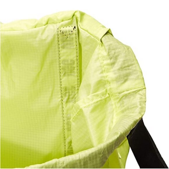 NWT UGG lime green, black & silver logo parachute convertible backpack tote bag - Picture 5 of 12